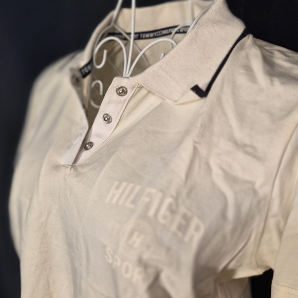Tommy Hilfiger Tops - Tommy Hilfiger Cream Polo Shirt
